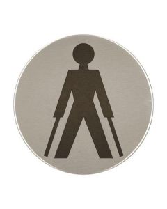 Ambulant Symbol Toilet Sign