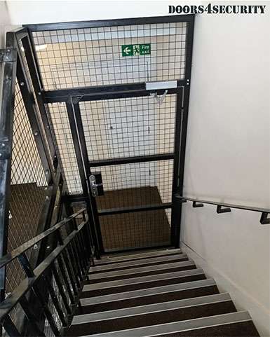 steel-door-gate-stairs